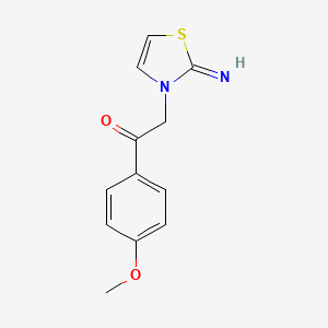 2-(2-imino-1,3-thiazol-3(2H)-yl)-1-(4-methoxyphenyl)ethanone