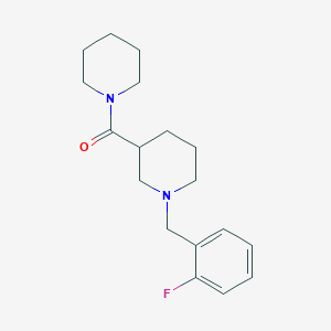 [1-(2-Fluorobenzyl)piperidin-3-yl](piperidin-1-yl)methanone