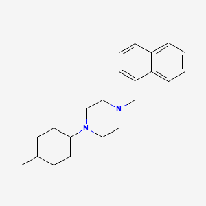 1-(4-Methylcyclohexyl)-4-(naphthalen-1-ylmethyl)piperazine