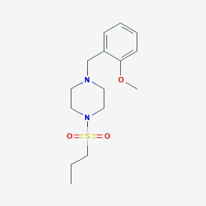 1-(2-Methoxybenzyl)-4-(propylsulfonyl)piperazine