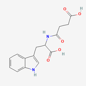 molecular formula C15H16N2O5 B14920593 N-(3-carboxypropanoyl)tryptophan 