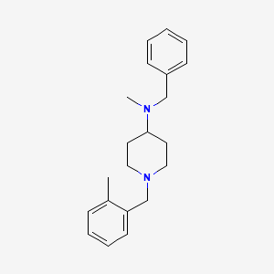 N-benzyl-N-methyl-1-[(2-methylphenyl)methyl]piperidin-4-amine