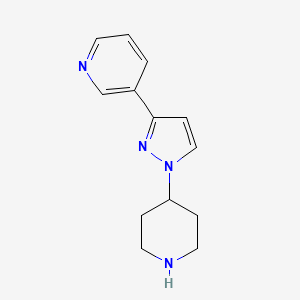 3-(1-(piperidin-4-yl)-1H-pyrazol-3-yl)pyridine