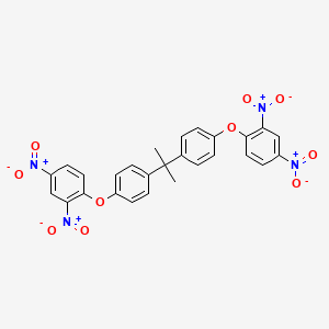 1,1'-[Propane-2,2-diylbis(benzene-4,1-diyloxy)]bis(2,4-dinitrobenzene)