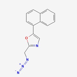 molecular formula C14H10N4O B1492067 2-(Azidomethyl)-5-(naphthalen-1-yl)oxazole CAS No. 2098005-67-3
