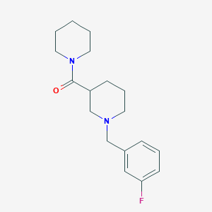 [1-(3-Fluorobenzyl)piperidin-3-yl](piperidin-1-yl)methanone