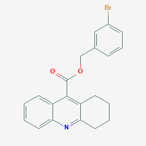 (3-Bromophenyl)methyl 1,2,3,4-tetrahydroacridine-9-carboxylate