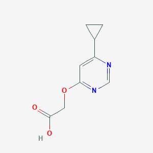 2-((6-Cyclopropylpyrimidin-4-yl)oxy)acetic acid