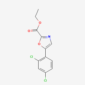 Ethyl 5-(2,4-dichlorophenyl)oxazole-2-carboxylate