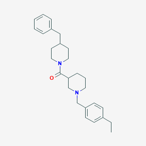 (4-Benzylpiperidin-1-yl)[1-(4-ethylbenzyl)piperidin-3-yl]methanone