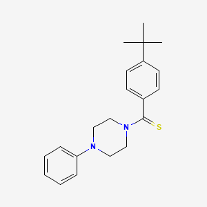 (4-Tert-butylphenyl)(4-phenylpiperazin-1-yl)methanethione