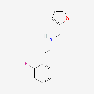 2-(2-fluorophenyl)-N-(furan-2-ylmethyl)ethanamine