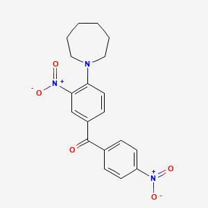 [4-(Azepan-1-yl)-3-nitrophenyl](4-nitrophenyl)methanone