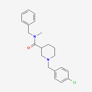 N-benzyl-1-(4-chlorobenzyl)-N-methylpiperidine-3-carboxamide