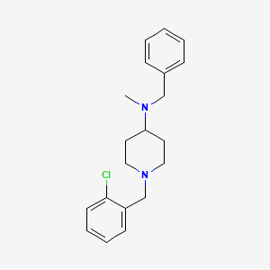 N-benzyl-1-[(2-chlorophenyl)methyl]-N-methylpiperidin-4-amine