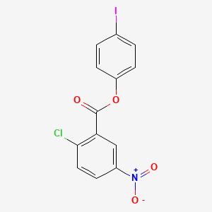 molecular formula C13H7ClINO4 B14920821 4-Iodophenyl 2-chloro-5-nitrobenzoate 