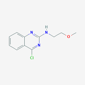 molecular formula C11H12ClN3O B1492083 4-氯-N-(2-甲氧基乙基)喹唑啉-2-胺 CAS No. 2097966-35-1