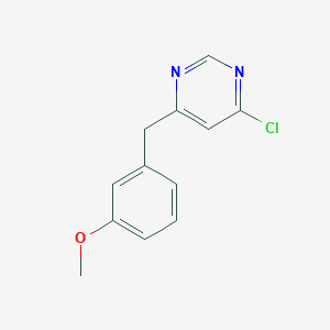 molecular formula C12H11ClN2O B1492087 4-Chloro-6-(3-methoxybenzyl)pyrimidine CAS No. 2092063-01-7