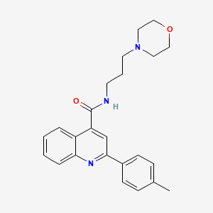 2-(4-methylphenyl)-N-[3-(morpholin-4-yl)propyl]quinoline-4-carboxamide