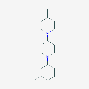 4-Methyl-1'-(3-methylcyclohexyl)-1,4'-bipiperidine