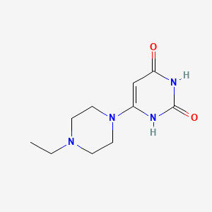 molecular formula C10H16N4O2 B1492092 6-(4-ethylpiperazin-1-yl)pyrimidine-2,4(1H,3H)-dione CAS No. 2097966-68-0