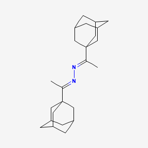 molecular formula C24H36N2 B14920979 1,2-Bis[(E)-1-(1-adamantyl)ethylidene]hydrazine 