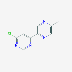 molecular formula C9H7ClN4 B1492099 4-Chloro-6-(5-methylpyrazin-2-yl)pyrimidine CAS No. 2092251-65-3