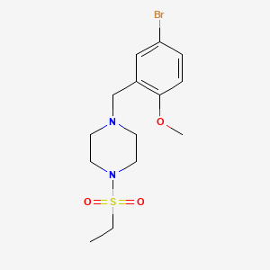 1-(5-Bromo-2-methoxybenzyl)-4-(ethylsulfonyl)piperazine