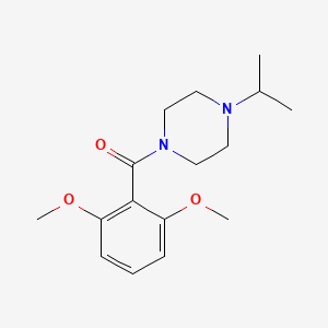 molecular formula C16H24N2O3 B14921044 (2,6-Dimethoxyphenyl)[4-(propan-2-yl)piperazin-1-yl]methanone 