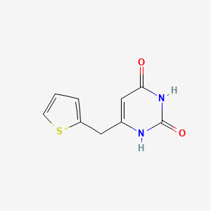 molecular formula C9H8N2O2S B1492105 6-(thiophen-2-ylmethyl)pyrimidine-2,4(1H,3H)-dione CAS No. 2098013-18-2