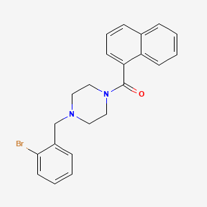 [4-(2-Bromobenzyl)piperazin-1-yl](naphthalen-1-yl)methanone