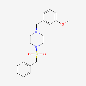 1-(Benzylsulfonyl)-4-(3-methoxybenzyl)piperazine