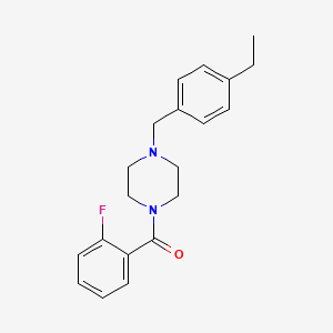 [4-(4-Ethylbenzyl)piperazin-1-yl](2-fluorophenyl)methanone