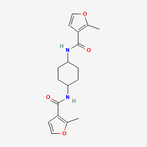 N,N'-cyclohexane-1,4-diylbis(2-methylfuran-3-carboxamide)