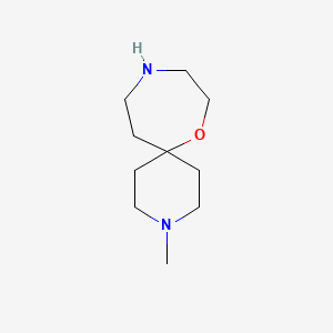 molecular formula C10H20N2O B1492135 3-Methyl-7-oxa-3,10-diazaspiro[5.6]dodecane CAS No. 2091638-31-0