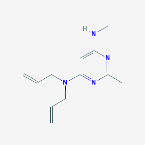 molecular formula C12H18N4 B1492140 N4,N4-diallyl-N6,2-dimethylpyrimidine-4,6-diamine CAS No. 2098090-59-4