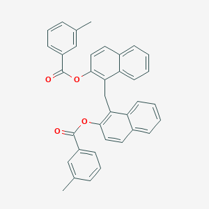 Methanediyldinaphthalene-1,2-diyl bis(3-methylbenzoate)