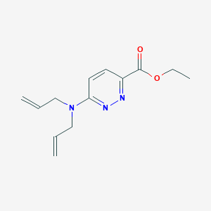 molecular formula C13H17N3O2 B1492145 Ethyl 6-(diallylamino)pyridazine-3-carboxylate CAS No. 2097949-44-3
