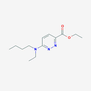 molecular formula C13H21N3O2 B1492147 Ethyl 6-(butyl(ethyl)amino)pyridazine-3-carboxylate CAS No. 2098024-84-9