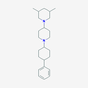 molecular formula C24H38N2 B14921473 3,5-Dimethyl-1'-(4-phenylcyclohexyl)-1,4'-bipiperidine 