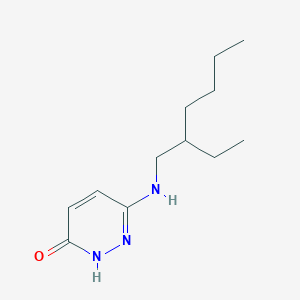 molecular formula C12H21N3O B1492150 6-((2-Ethylhexyl)amino)pyridazin-3-ol CAS No. 1873692-04-6