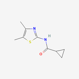 N-(4,5-dimethyl-1,3-thiazol-2-yl)cyclopropanecarboxamide