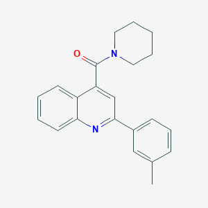 [2-(3-Methylphenyl)quinolin-4-yl](piperidin-1-yl)methanone