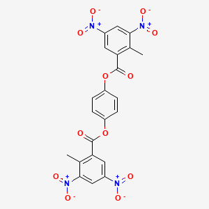 Benzene-1,4-diyl bis(2-methyl-3,5-dinitrobenzoate)