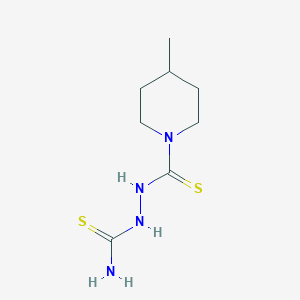 2-[(4-Methylpiperidin-1-yl)carbonothioyl]hydrazinecarbothioamide