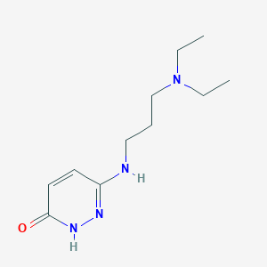 molecular formula C11H20N4O B1492167 6-((3-(Diethylamino)propyl)amino)pyridazin-3-ol CAS No. 2098010-71-8