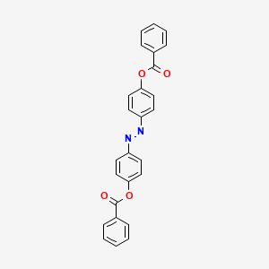 4-{2-[4-(Benzoyloxy)phenyl]diazenyl}phenyl benzoate