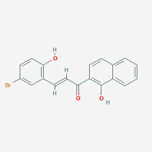 (2E)-3-(5-bromo-2-hydroxyphenyl)-1-(1-hydroxynaphthalen-2-yl)prop-2-en-1-one