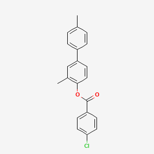 3,4'-Dimethylbiphenyl-4-yl 4-chlorobenzoate