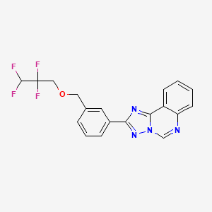 2-{3-[(2,2,3,3-Tetrafluoropropoxy)methyl]phenyl}[1,2,4]triazolo[1,5-c]quinazoline